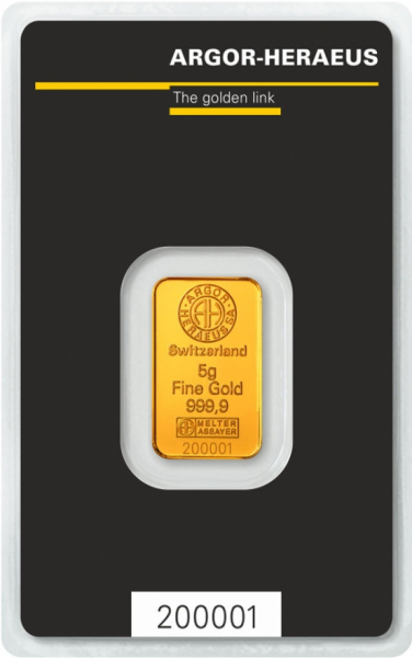 5 Gramm Goldbarren