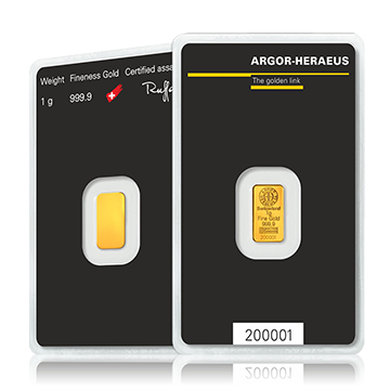 0.5 gram Gold Bar
